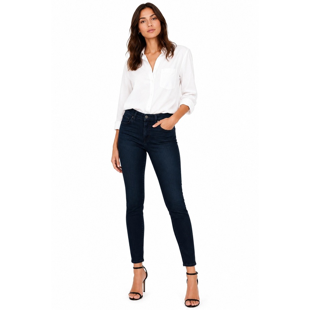 AYR The Hi-Rise Skinny Jeans Jaguar Legs Indigo Blue W30 L28 E1405 Made in USA